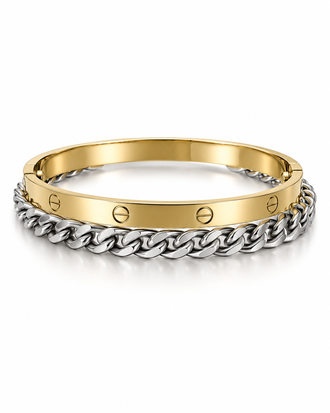 Dual Edge Chain Cuff