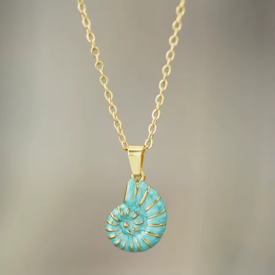 The Nautilus Turquoise Pendant